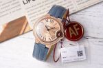 Ballon Bleu de Cartier 33*10MM 316L Steel NH05 Movement Rose Gold Dial Watch